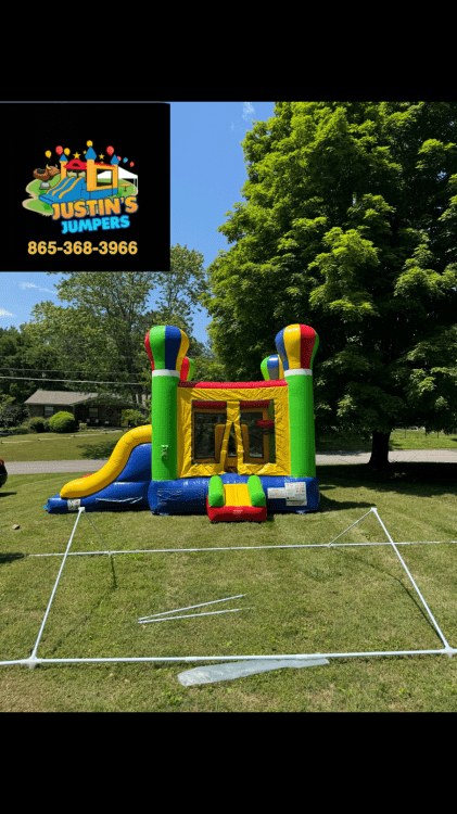 carnival Bounce House W/Slide combo 15x25