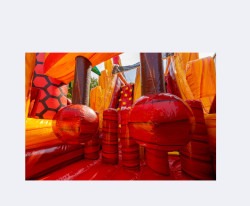 obsctacle201 1748654054 40 ft Red Obstacle/dual slide