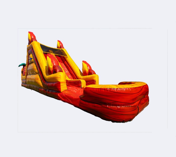 40 ft Red Obstacle/dual slide